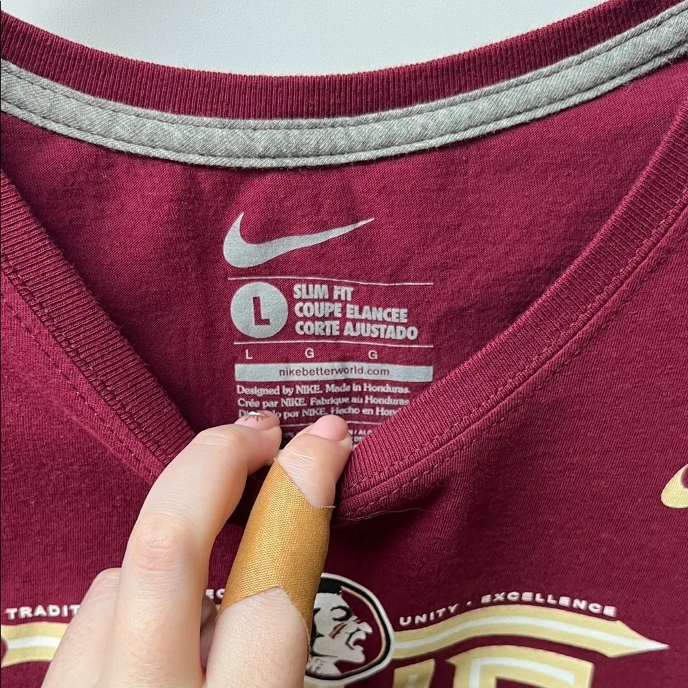 NIKE Tshirt, Women, Large, FL Seminoles